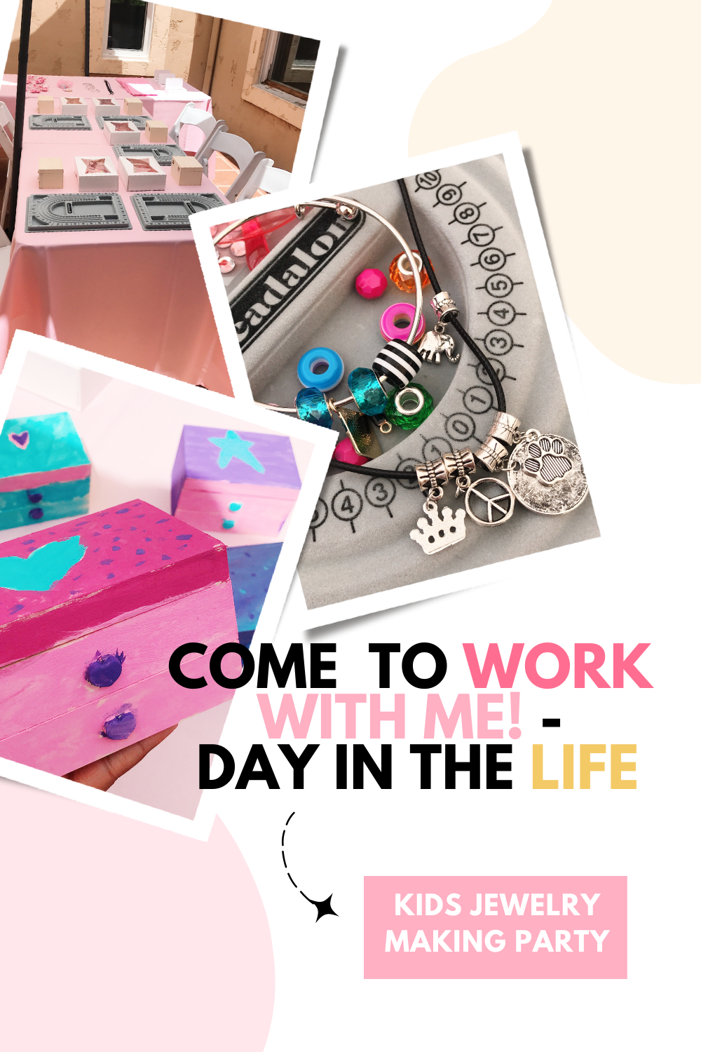 Kids Jewelry Making Party Ideas Decorations Crafts - Bash Besties Blog 2