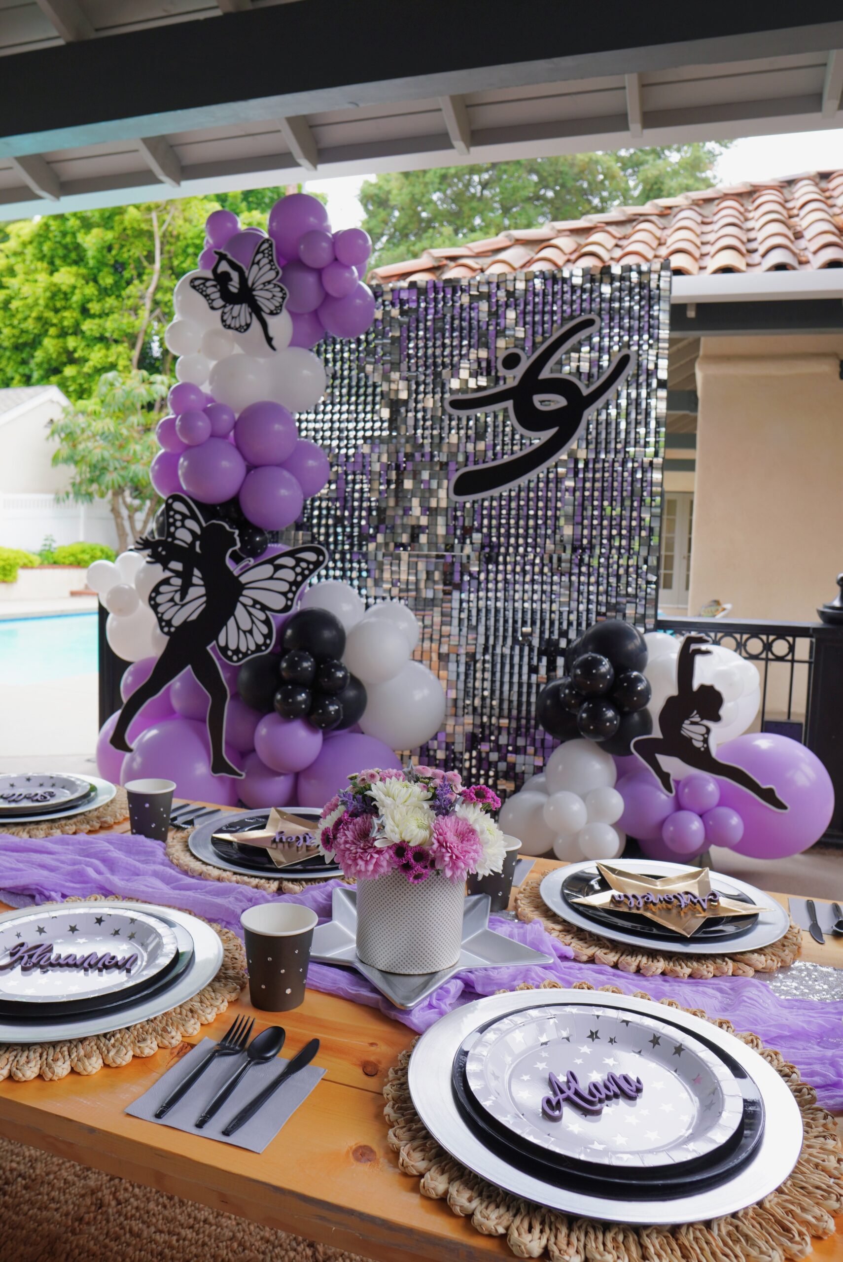 gymnastics-party-ideas-backdrop-bash-besties